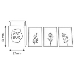 DIY Mini Art – Flores (4 piezas)