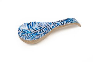 BLAUW GELAKT HOUTEN LEPEL/EEND HM245