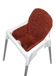 Ikea Antilop Insert Cushion - Rust/Red with White Dots