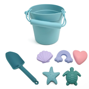 Beach and silicone sand toy (7 pieces)