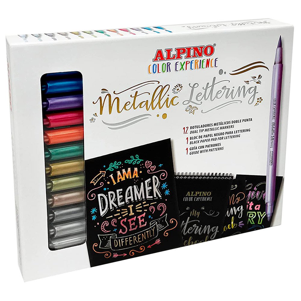 Alpino Color Experience Metallic Lettering Kit