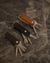 Nøgleorganisator i læder (forskellige farver)