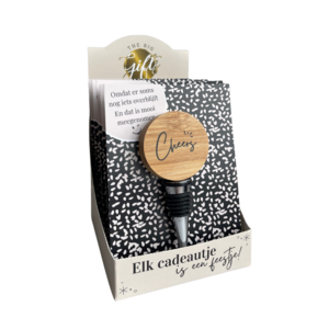 Flessen Stopper Display – Nog Iets Overblijft