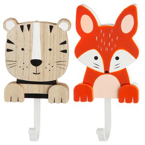 Garderobe Tiger, Fuchs 2-sort. orange H.20,5 cm, VE 12