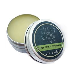 Vegan lemon balm and peppermint lip balm in a 10ml tin. Contains natural ingredients to moisturize and nourish lips.