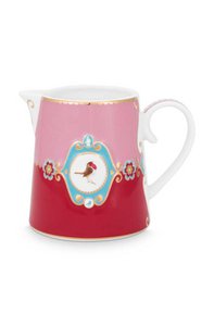 Jug Small Love Birds Medallion Red-Pink 270ml