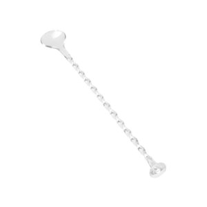 21 cm roerder voor drankjes. Lichaam in spiraalvormig ontwerp met transparante afwerking.