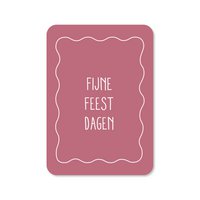 Weihnachtskarte Frohe Feiertage