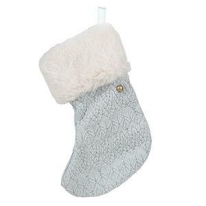 Decoration Christmas stocking 14x1x17 cm