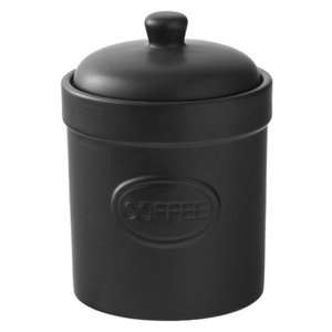 Koffiepot mat zwart