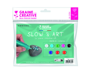 SET OF 8 TUBES SLOW&ART PAINT