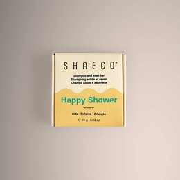 HAPPY SHOWER 2 I 1 SHAMPOO OG SÆBEBAR TIL BØRN 80 G 80 G / 2,82 OZ