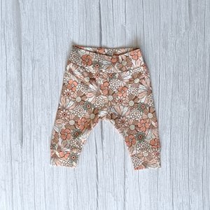 Leggings mit Bündchen, fröhliche Blume