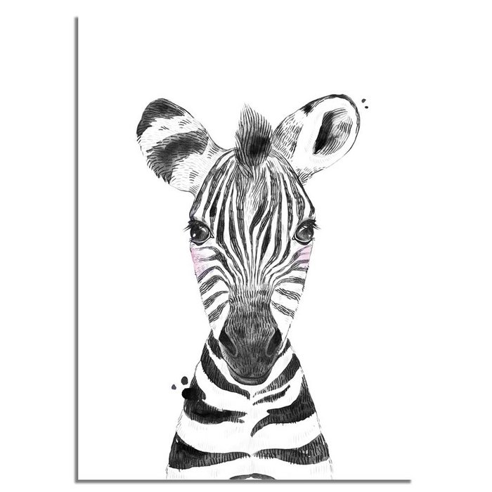 Zebra Kinderkamerposter