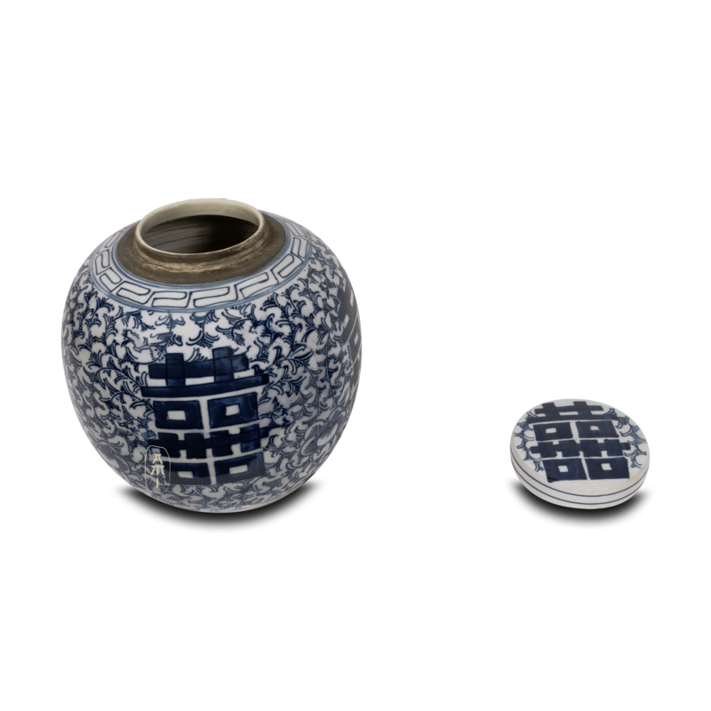 Porcelain pot double happiness