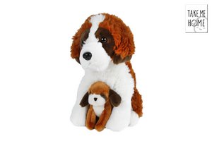 Take Me Home dog with puppy plush 26