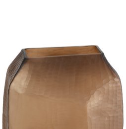 Vaso in vetro marrone (v14686-380chocolate)