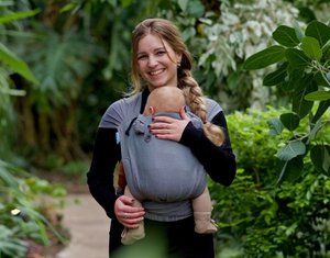 Babytrage Baby Wrap & Go - Navy