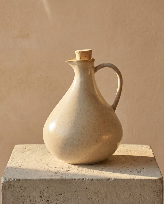 La bottiglia di olio d'oliva n ° 80 - bianco