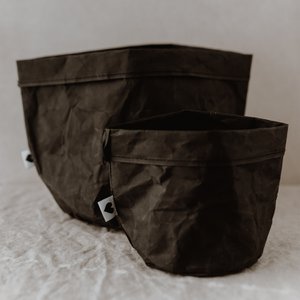 Paperbag 2er Set schwarz (VE = 6 Sets)