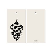 CADEAUKAARTJE | Dennenappel | Kerst