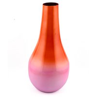Vase ombre orange pink