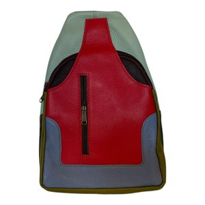 Fairer Handel und langlebiger Leder -Rückenbag 60