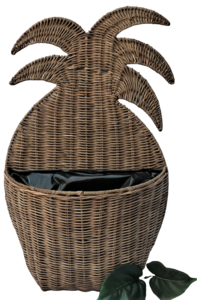 Hängender Wandpflanzen-/Aufbewahrungskorb „Ananas“