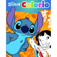 Stitch A4 coloring book 32 pages 6 ass.