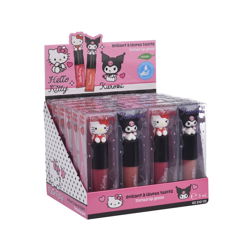 Gloss à Lèvres Teinté Hello Kitty & Kuromi – 3 ml