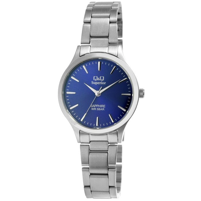 Q Q Superior women s wristwatch stainless steel sapphire crystal 5 bar Online Wholesale Orderchamp