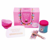 Gewürz-Glück Baking makes you happy baking box - gift set with sweet tooth dessert topping, coconut blossom sugar, raspberries, vanilla, muffin cases & recipe ideas