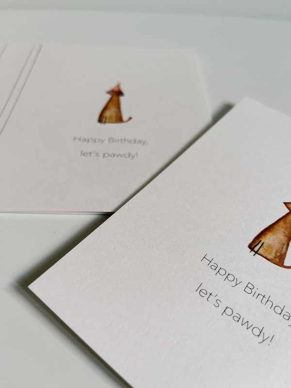 Gelukkige verjaardag briefkaart