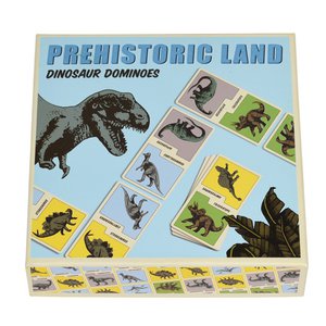 Dinosaurier-Dominosteine ​​– Prähistorisches Land