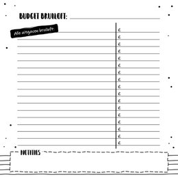 Fill-in Book SilliBeads - My Wedding Planner Fill-in Book - Hardcover Wire-o (SORT/HVID RANGE)