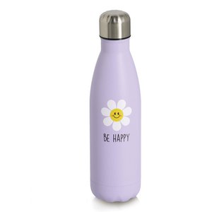 Drinking bottle "Happy Flower", 500 ml, stainless steel,