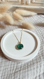 Gem Candy | Grüner Onix Kette