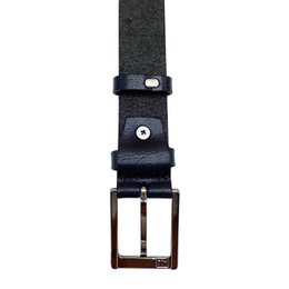 Ceinture en cuir - 3 cm de large - Ceinture Homme Cuir - Ceinture Femme Cuir Véritable