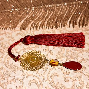 Brand-pages Red Pepper Pompon Sequin Book Resin Mother's Day Gift Mother Gift Mother Gift