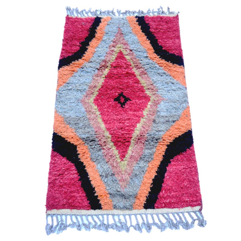 Tapis Moelleux Berbère Cornell Rouge