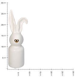 Smukły, złoty wazon Wiggle