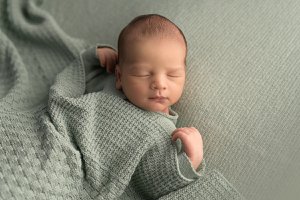 Vierkant babydeken mint