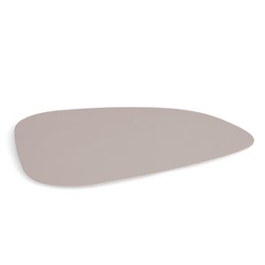 Placemat "2 tone", faux leather, greige/gray