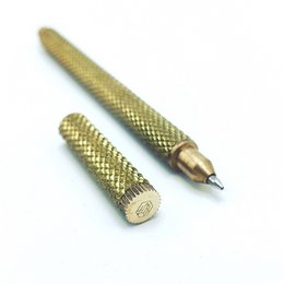 Brass Pen Knurled, Brut Homeware