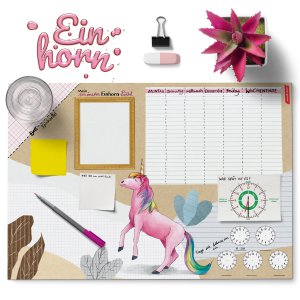 Desk pad - unicorn