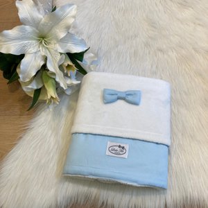 Decke klassische Liebe hellblau