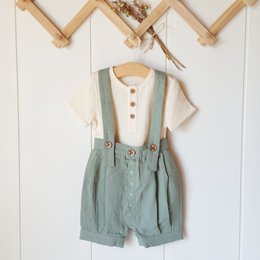 Unisex Romper / 100% økologisk dobbelt gaze bomuld