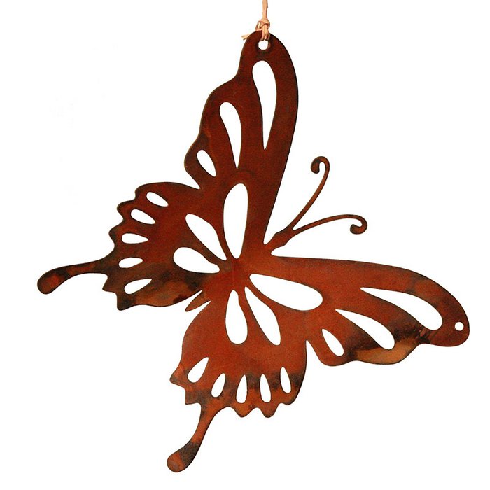 Kaufen Sie Edelrost Gartendeko Schmetterling Paula, Vintage Deko aus  Metall, auf Stab