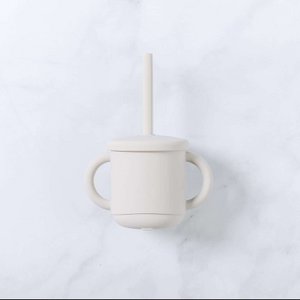 Copo verde agua com tampa