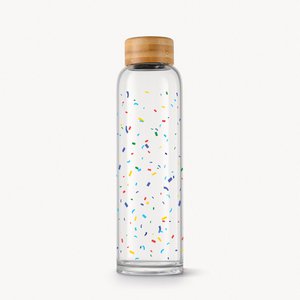 Glass drinking bottle - “Celebration” 0.6l by BELAMY